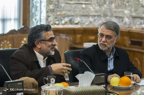 دیدار رییس سازمان صدا و سیما و جمعی از مستندسازان با رییس مجلس شورای اسلامی