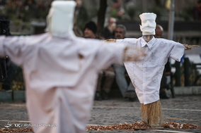 هشتمین روز از اجراهای خیابانی جشنواره بین المللی تئاتر فجر