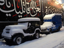 بارش سنگین برف در تهران