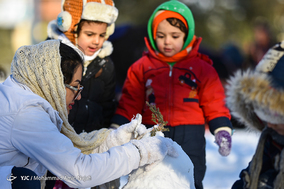 جشنواره آدم برفی در همدان