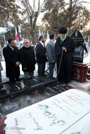 حضور رهبر معظم انقلاب در مرقد مطهر امام راحل و گلزار شهدای بهشت زهرا(س)