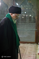حضور رهبر معظم انقلاب در مرقد مطهر امام راحل و گلزار شهدای بهشت زهرا(س)
