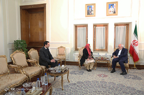 دیدار شمشاد اختر معاون دبیر کل سازمان ملل متحد با ظریف