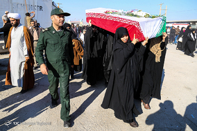 ورود ‌پیکر ۲۸ شهید دفاع مقدس از شلمچه