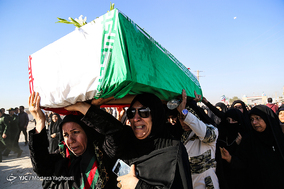 ورود ‌پیکر ۲۸ شهید دفاع مقدس از شلمچه