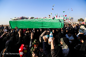 ورود ‌پیکر ۲۸ شهید دفاع مقدس از شلمچه