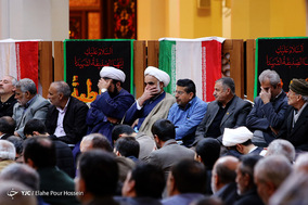 مراسم چهلمین روز در گذشت آیت الله حائری شیرازی در شیراز