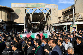 تشییع پیکر شهید مدافع حرم جاسم حمید در اهواز