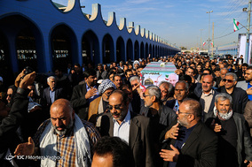 تشییع پیکر شهید مدافع حرم جاسم حمید در اهواز