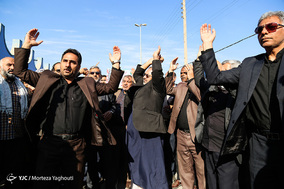 تشییع پیکر شهید مدافع حرم جاسم حمید در اهواز