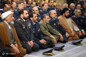 دیدار فرماندهان نیروی هوایی و پدافند هوایی ارتش با فرماندهی معظم کل قوا