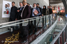 بازدید وزیر فرهنگ و ارشاد اسلامی از سی و ششمین جشنواره فیلم فجر