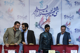 نشست خبری فیلم دارکوب - روز هشتم جشنواره فیلم فجر