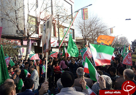 حضور تماشایی مردم گلستان در جشن انقلاب