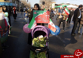 حضور تماشایی مردم گلستان در جشن انقلاب