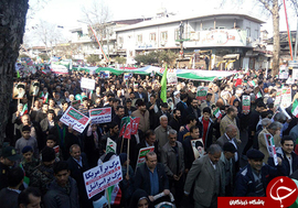 حضور تماشایی مردم گلستان در جشن انقلاب
