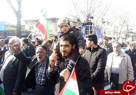حضور تماشایی مردم گلستان در جشن انقلاب