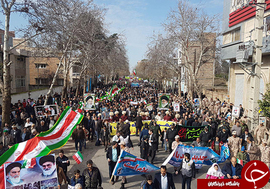 حضور تماشایی مردم گلستان در جشن انقلاب