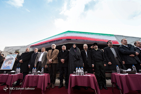 آیین برافراشتن بزرگترین پرچم جمهوری اسلامی ایران