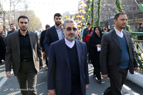 حضور غلامحسین اسماعیلی رئیس دادگستری تهران در راهپیمایی 22 بهمن 96
