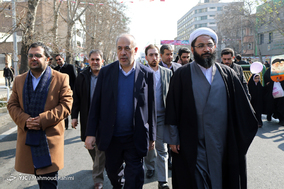حضور شخصیت‌های سیاسی کشور در جشن مردمی انقلاب