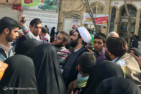 حضور حجت الاسلام شهاب مرادی در راهپیمایی 22 بهمن 96