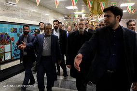 بهره برداری از ایستگاه جانبازان قطار شهری شیراز