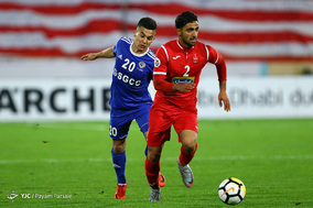 دیدار تیم های فوتبال پرسپولیس و نسف قارشی ازبکستان