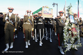 ورود پیکر مطهر سه تن از جان‌باختگان حادثه کشتی سانچی به کشور