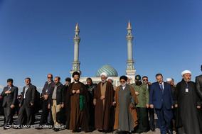 تشییع پیکر مطهر چهار شهید مدافع حرم در قم