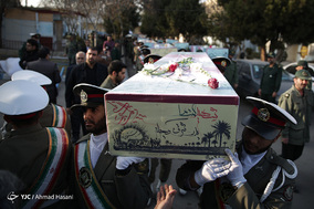 ورود پیکر مطهر 30 شهید گمنام دفاع مقدس به مشهد