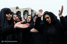 تشییع پیکر سه تن از شهدای کشتی سانچی