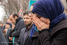 تشییع پیکر مطهر ۹ شهید گمنام در کرج