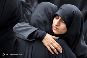 تشییع پیکر مطهر ۹ شهید گمنام در کرج