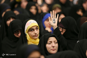 دیدار هزاران نفر از قشرهای مختلف مردم آذربایجان شرقی با رهبر معظم انقلاب