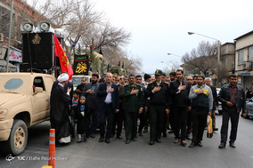 تشییع پیکر پاک ۲۴ شهید گمنام در شیراز