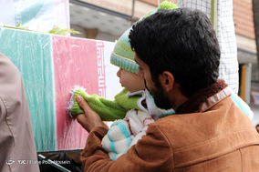 تشییع پیکر پاک ۲۴ شهید گمنام در شیراز