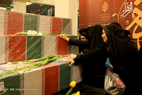 تشییع پیکر پاک ۲۴ شهید گمنام در شیراز