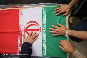 تشییع پیکر ۶ شهید گمنام دفاع مقدس - قم