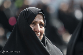 تجمع فاطمیون تهران در روز شهادت حضرت زهرا س در میدان شهید طهرانی مقدم