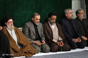 مراسم عزاداری شام شهادت حضرت زهرا (س) با حضور رهبر معظم انقلاب