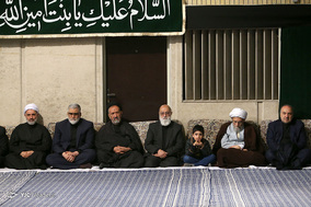 مراسم عزاداری شام شهادت حضرت زهرا (س) با حضور رهبر معظم انقلاب