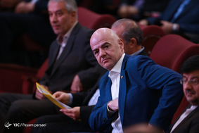 دیدار اهالی فوتبال با رئیس فیفا