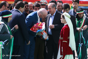 بازی فوتسال نمادین پیشکسوتان فوتبال و فوتسال با حضور رئیس فیفا