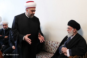 دیدار وزیر اوقاف سوریه و هیأت همراه با رهبر انقلاب