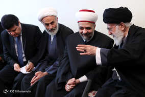 دیدار وزیر اوقاف سوریه و هیأت همراه با رهبر انقلاب