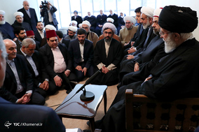 دیدار وزیر اوقاف سوریه و هیأت همراه با رهبر انقلاب
