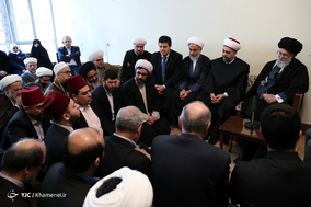 دیدار وزیر اوقاف سوریه و هیأت همراه با رهبر انقلاب