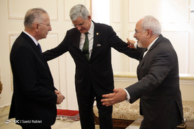 دیدار با رئیس کمیسیون سیاست خارجی مجلس ترکیه با وزیر امور خارجه ایران