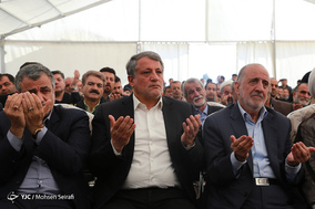 مراسم هفته درختکاری با حضور خانواده های معظم شهدا و ایثارگران